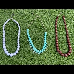 Three necklaces